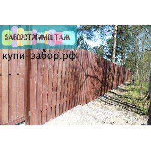 Деревянный забор "Шахматка" 2,0 м